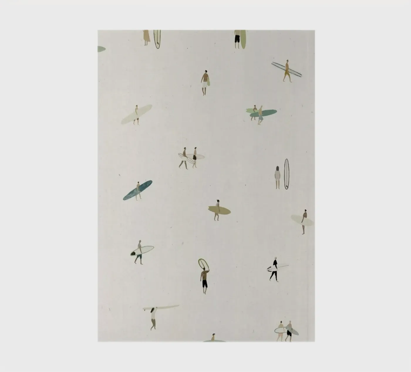 Tiny Surfers notebook by Isabelle Vandeplassche