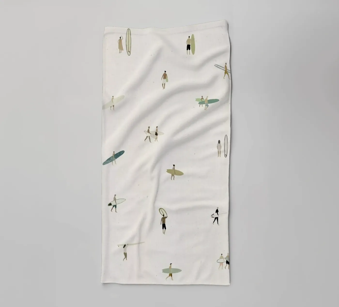 Tiny Surfers asciugamano da bagno da Isabelle Vandeplassche