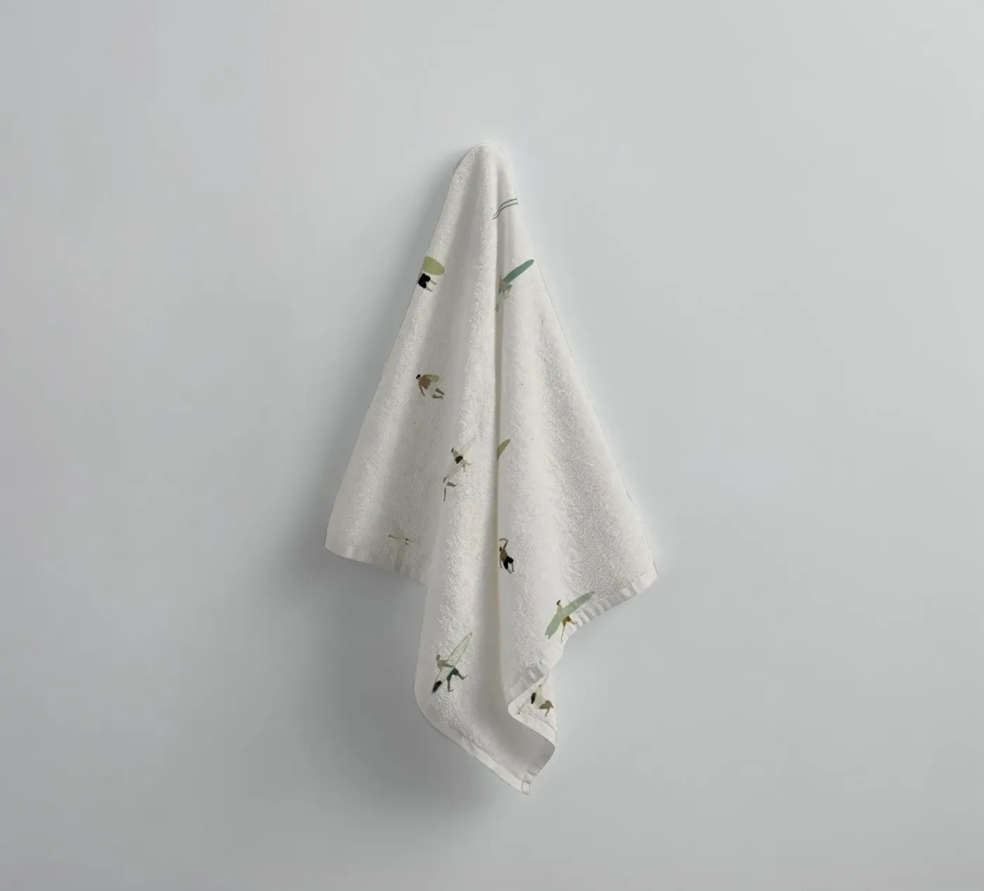 Tiny Surfers badhanddoek van Isabelle Vandeplassche
