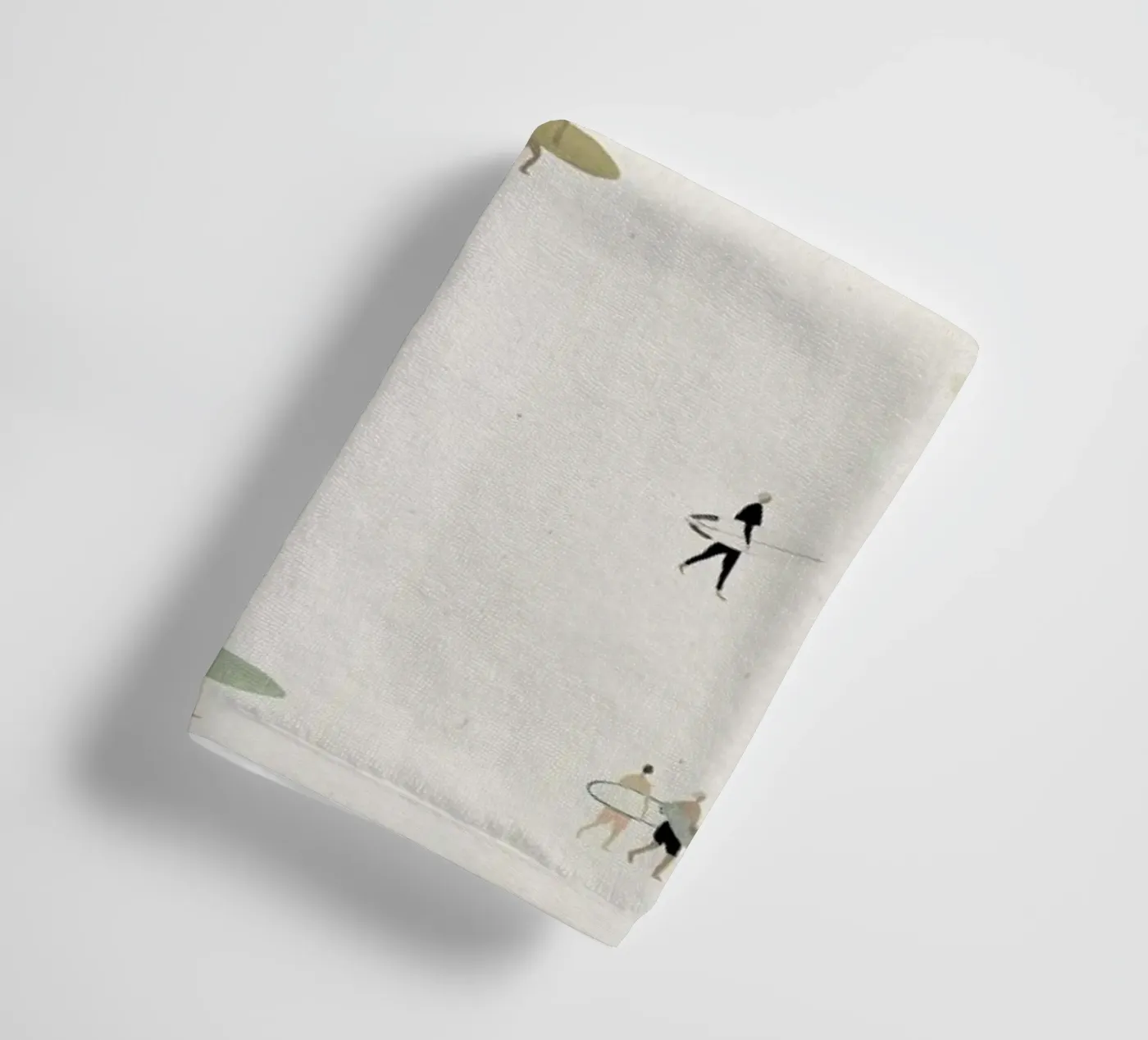 Tiny Surfers badhanddoek van Isabelle Vandeplassche