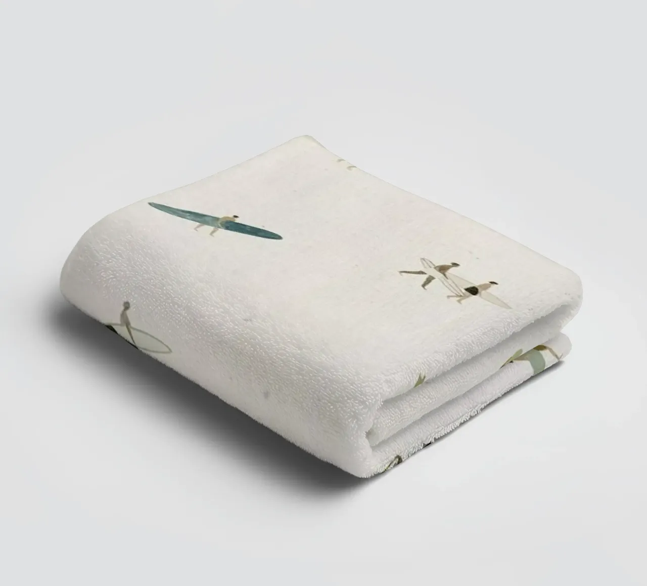 Tiny Surfers badhanddoek van Isabelle Vandeplassche