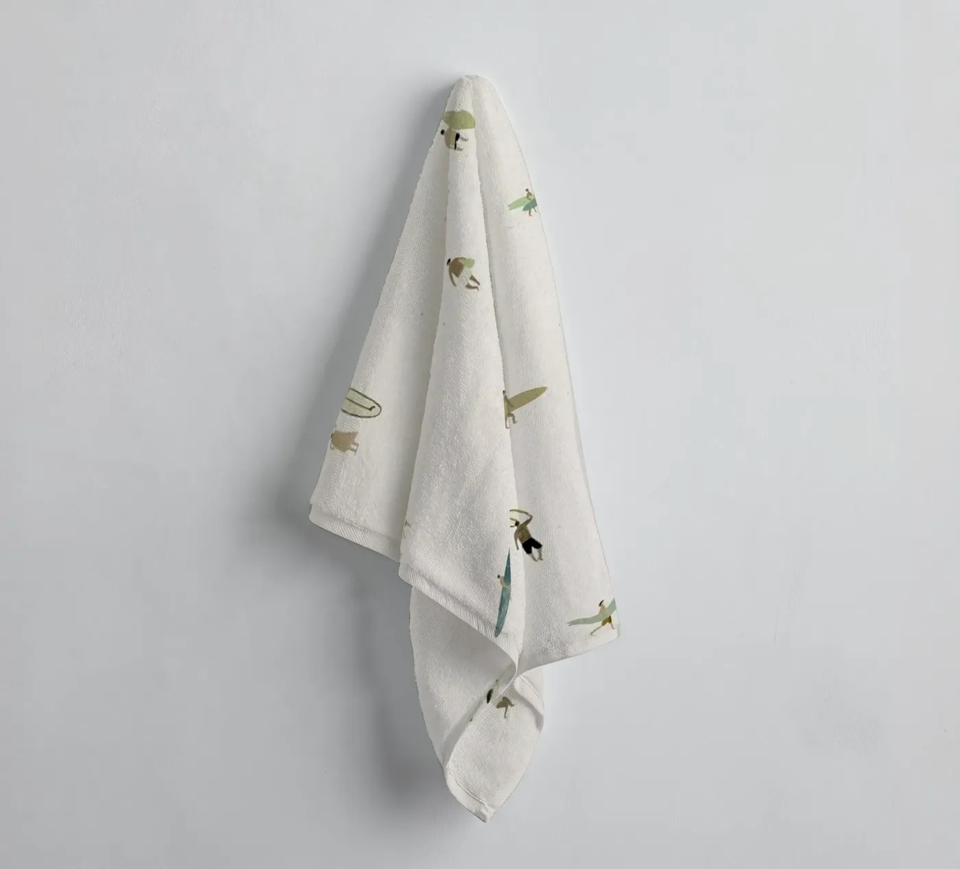 Tiny Surfers badhanddoek van Isabelle Vandeplassche