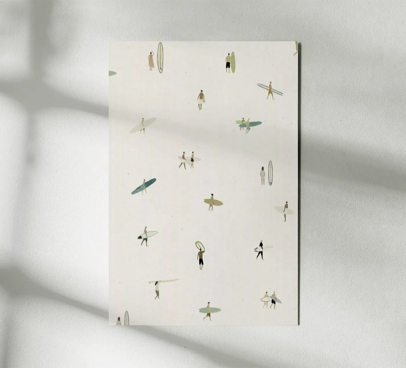Tiny Surfers forex plate by Isabelle Vandeplassche