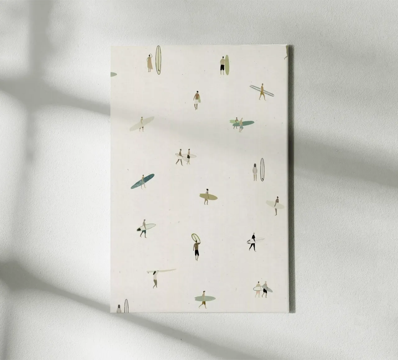 Tiny Surfers tela da Isabelle Vandeplassche