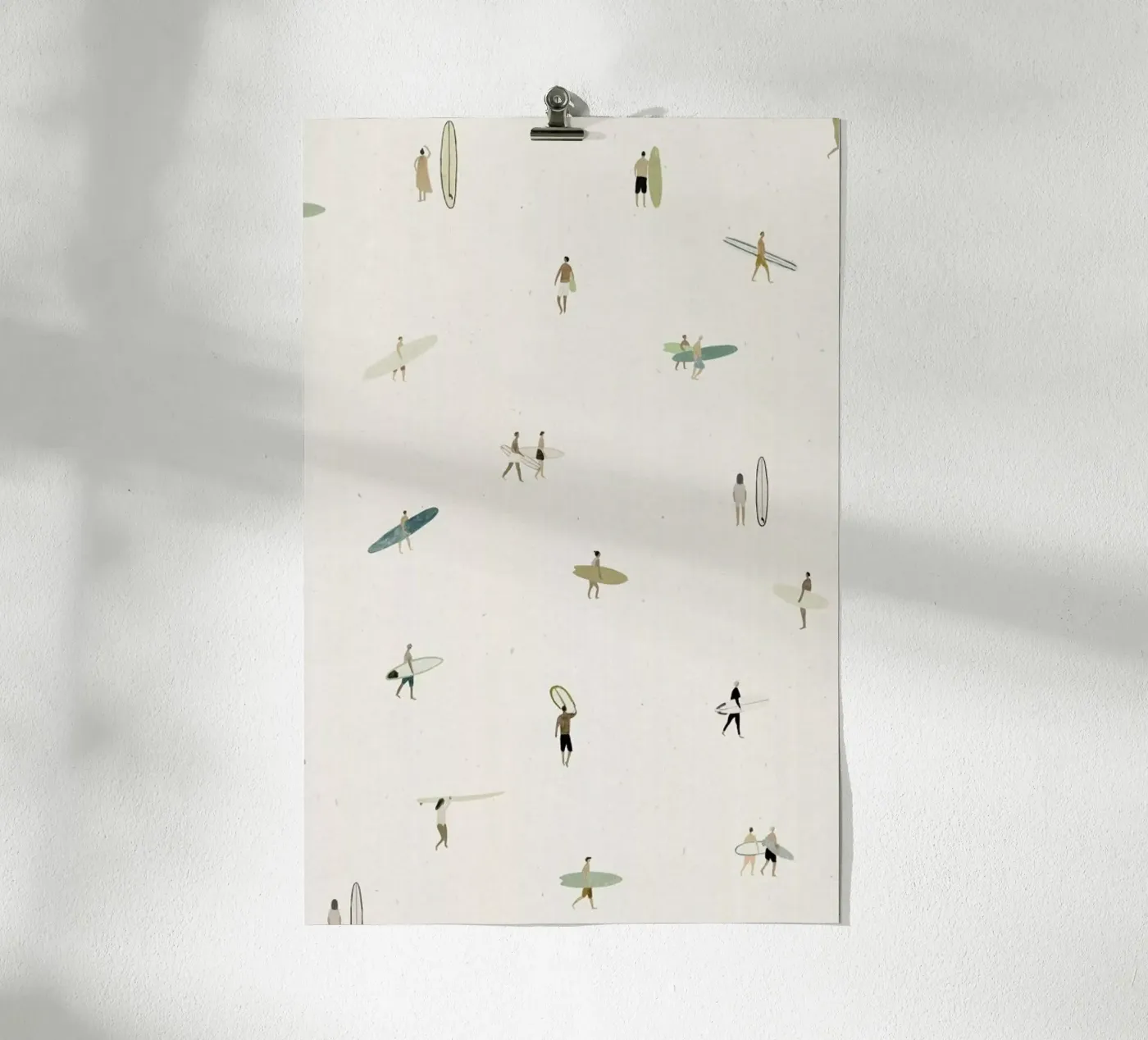 Tiny Surfers poster de Isabelle Vandeplassche