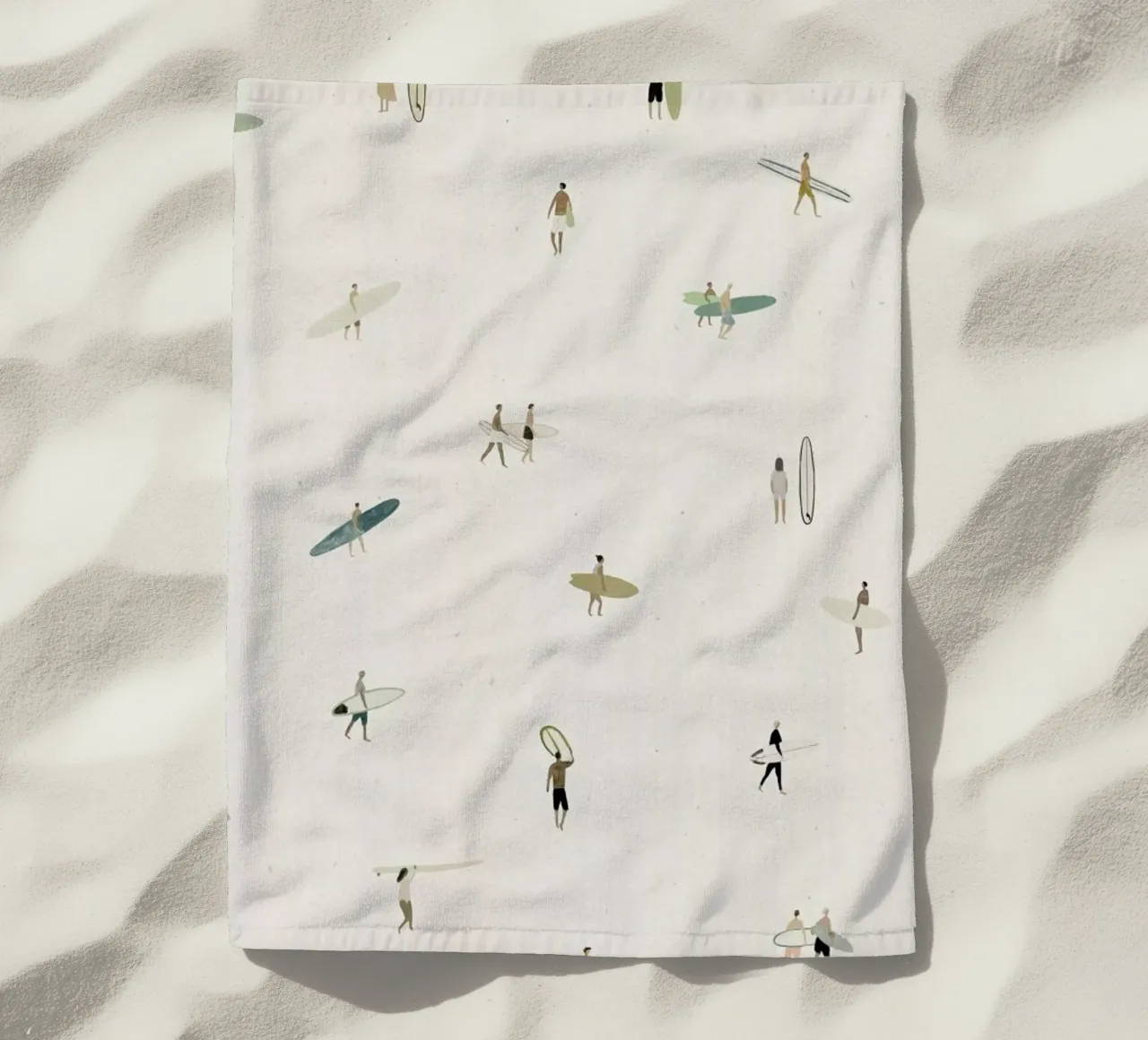 Tiny Surfers telo mare da Isabelle Vandeplassche