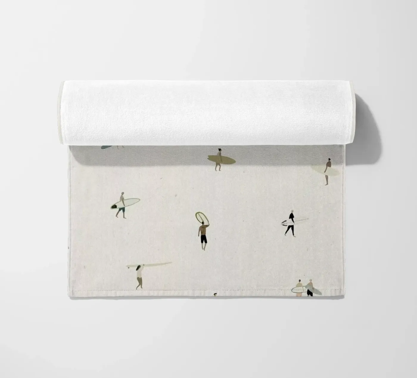 Tiny Surfers strandhanddoek van Isabelle Vandeplassche