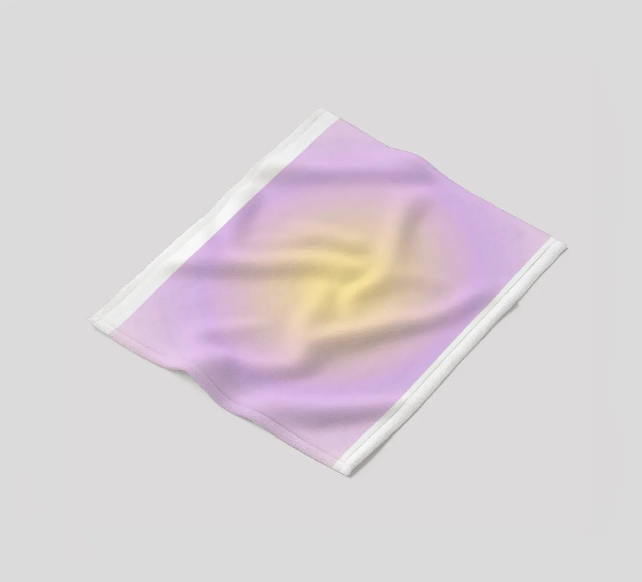 Collezione Aura 2023 - Supporto 333 Giallo Viola Gradiente coperta in pile da homdeco