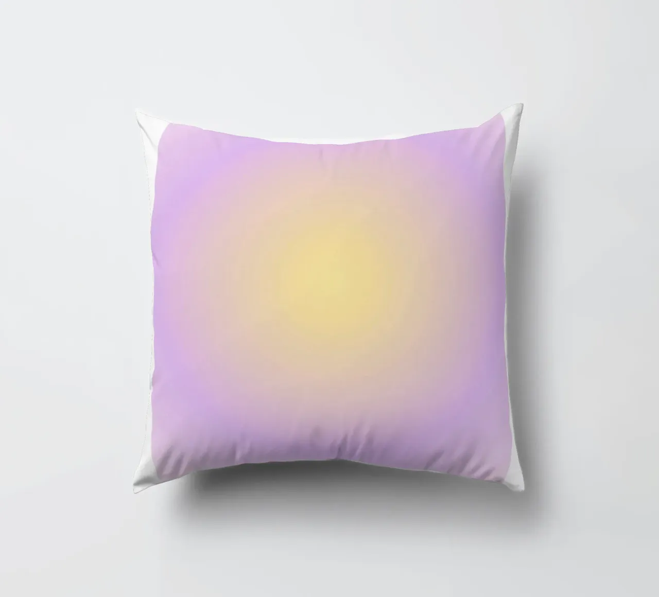 Collezione Aura 2023 - Supporto 333 Giallo Viola Gradiente cuscino da homdeco