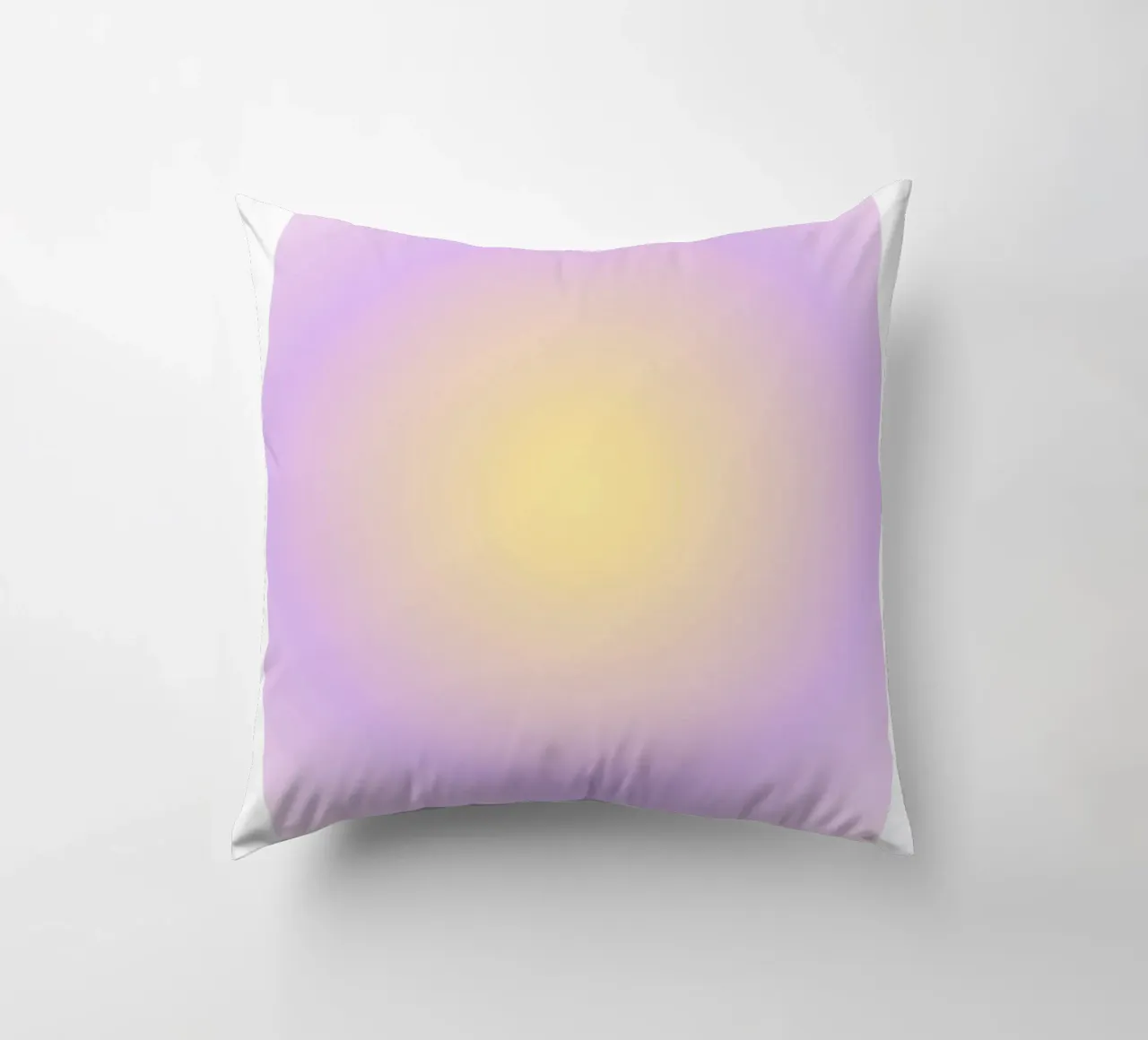 Collezione Aura 2023 - Supporto 333 Giallo Viola Gradiente cuscino da homdeco