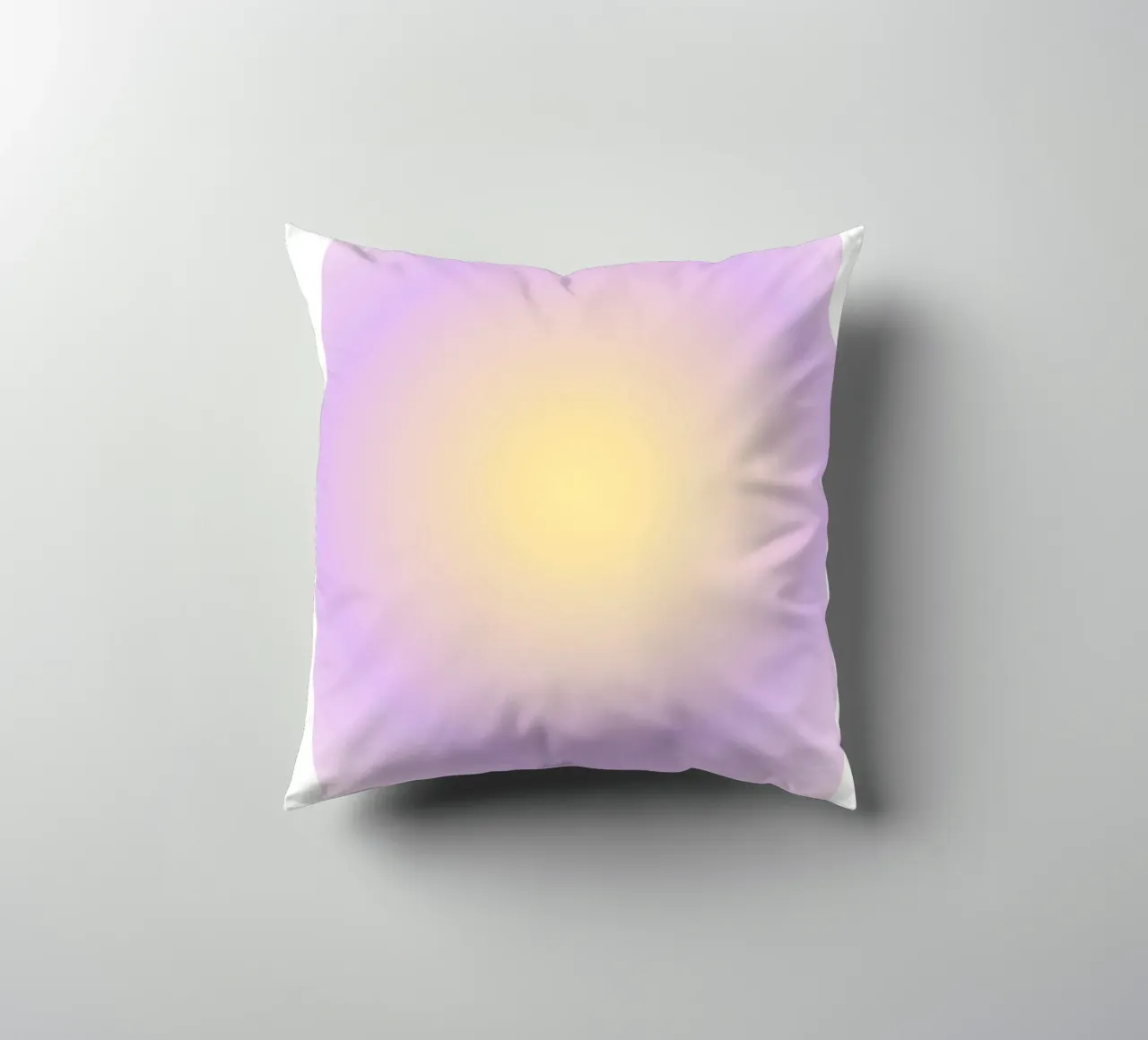 Collezione Aura 2023 - Supporto 333 Giallo Viola Gradiente cuscino da homdeco