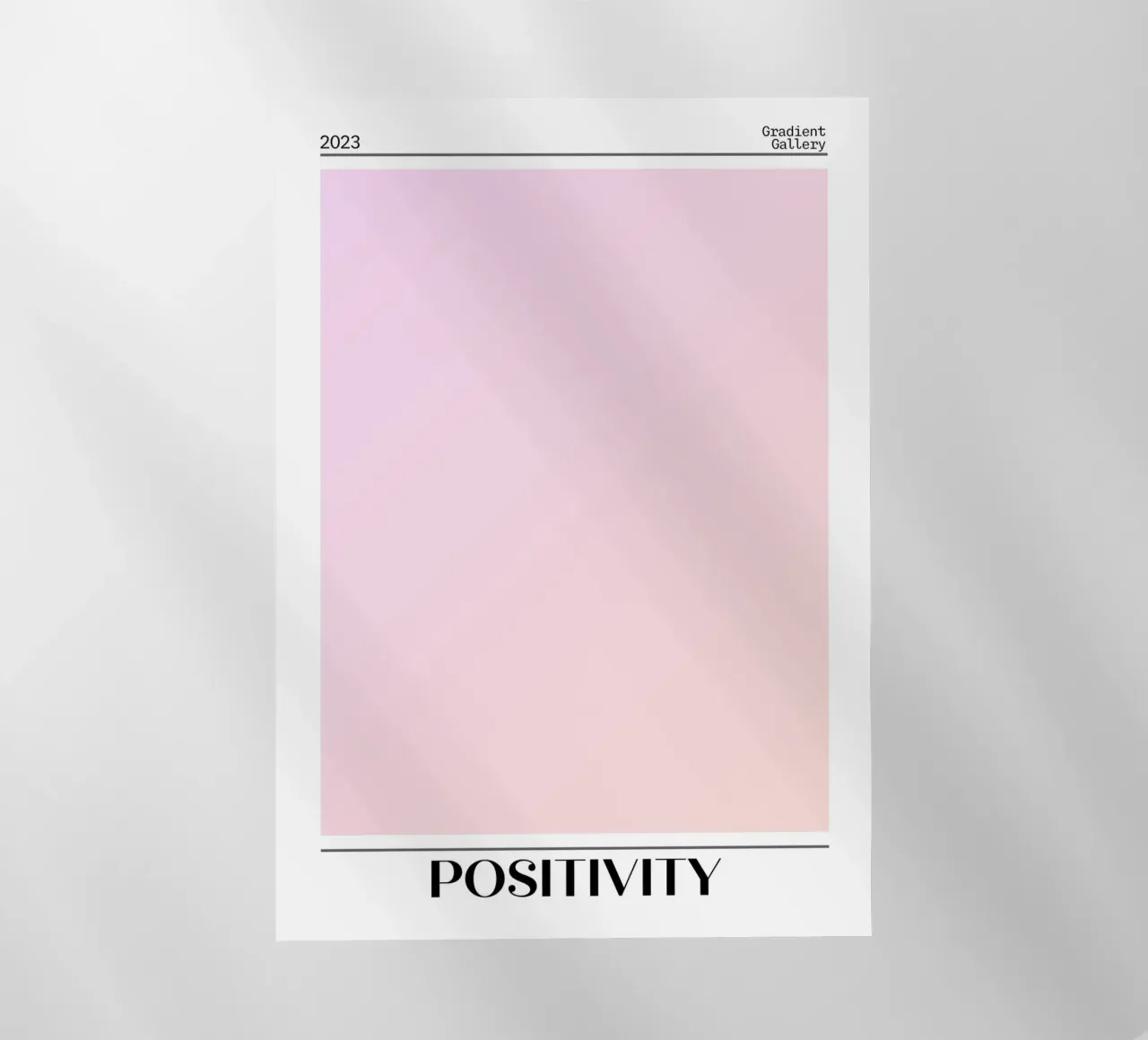Gradient Gallery 2023 - Stampa Ombre Pastello Positività pellicola backlit da homdeco
