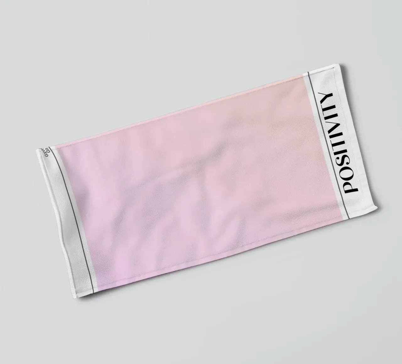 Gradient Gallery 2023 - Positiviteit Pastel Ombre Print badhanddoek van homdeco