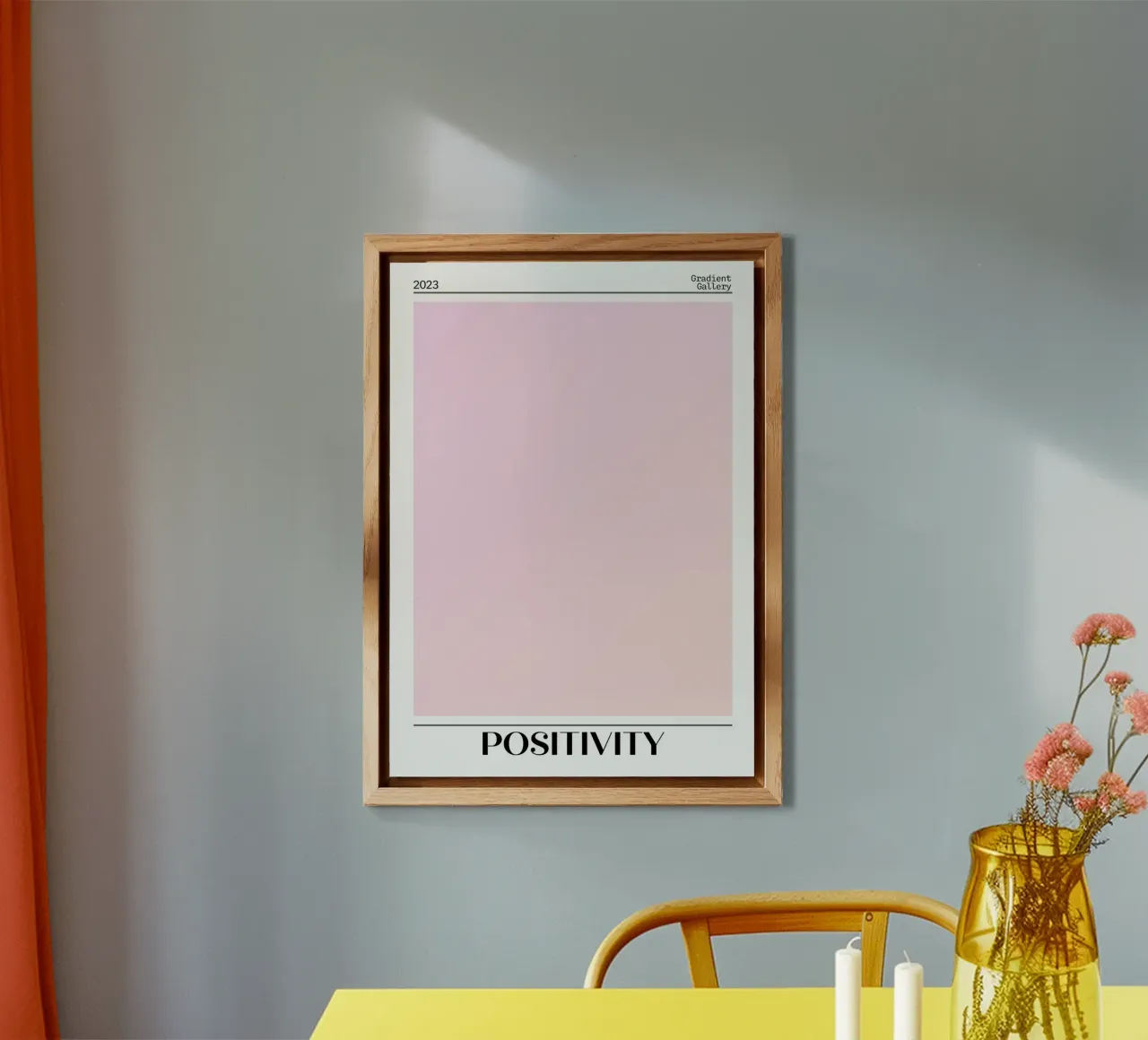 Gradient Gallery 2023 - Stampa Ombre Pastello Positività alluminio dibond da homdeco