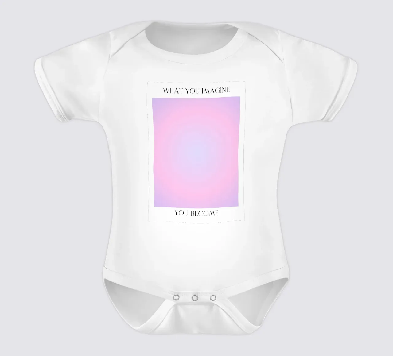 Ce que vous imaginez, vous le devenez - Aura Gradient Print body bébé de homdeco