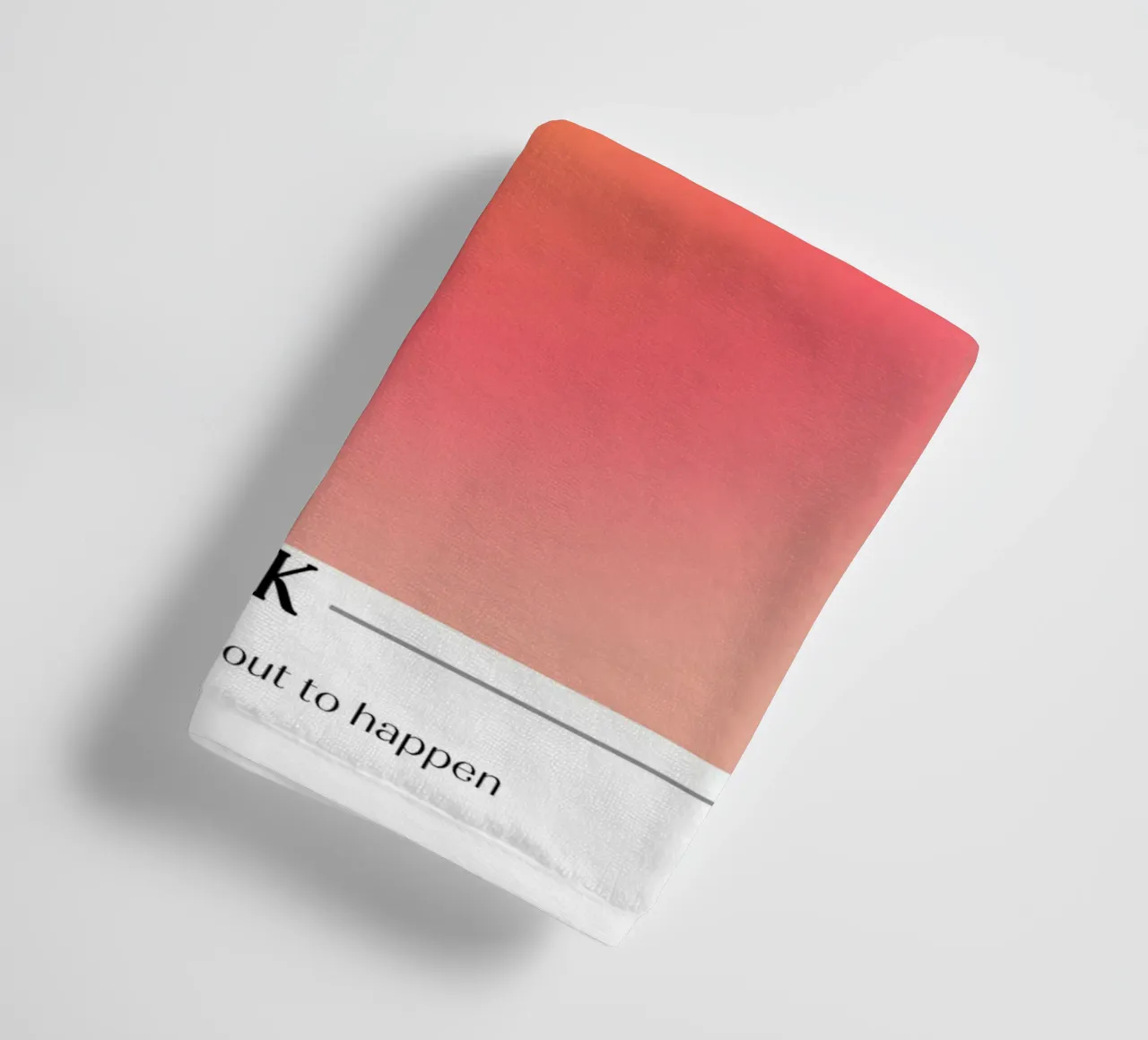 Angelo Numero 777 Aura Gradient Print - Fortuna e positività asciugamano da bagno da homdeco