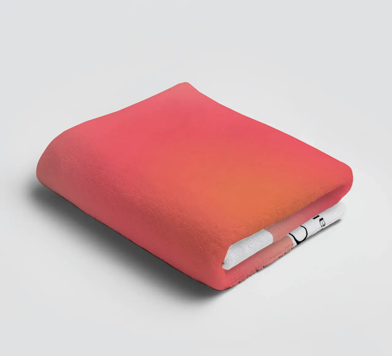 Angelo Numero 777 Aura Gradient Print - Fortuna e positività asciugamano da bagno da homdeco