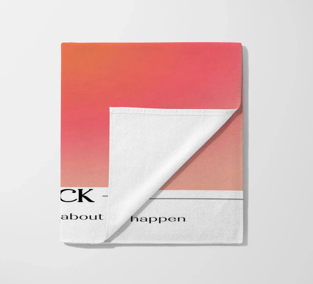 Angelo Numero 777 Aura Gradient Print - Fortuna e positività telo mare da homdeco