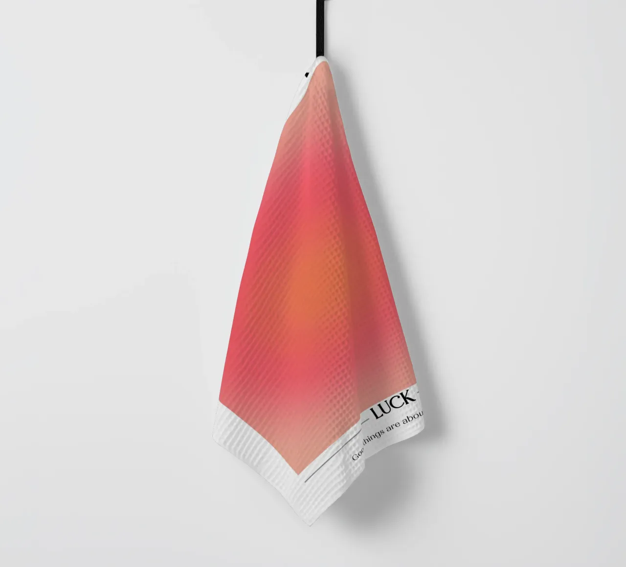 Angelo Numero 777 Aura Gradient Print - Fortuna e positività canovaccio da cucina da homdeco