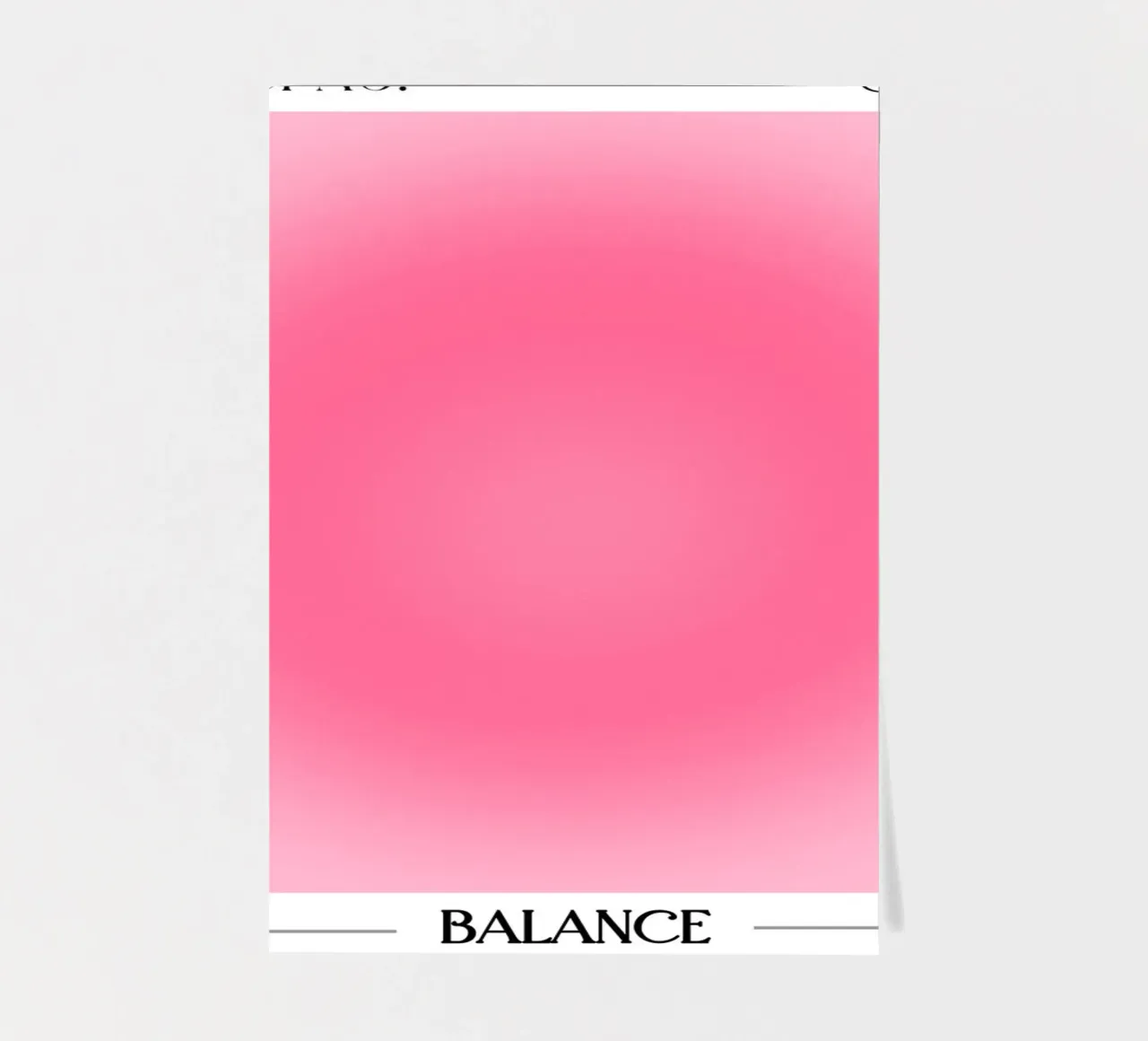 Angelo Numero 888 Aura Gradient Print - Equilibrio e flusso foglio adesivo da homdeco