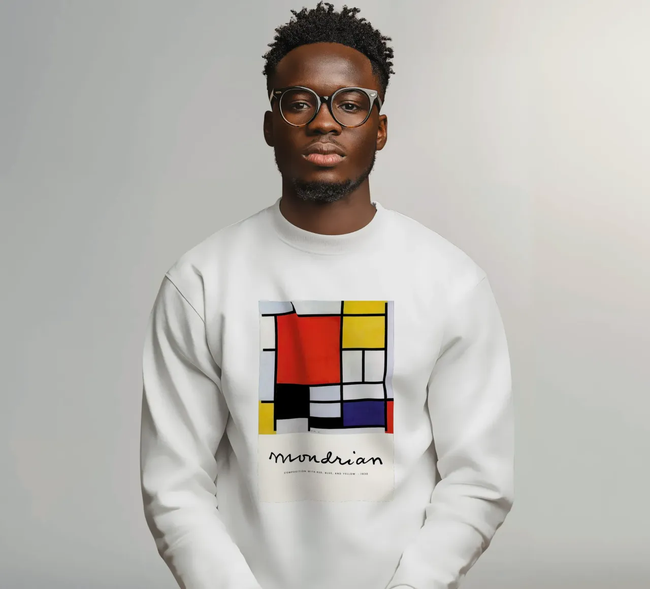 Mondrian - Signed Composition 5 felpa da Vintage by JUNIQE