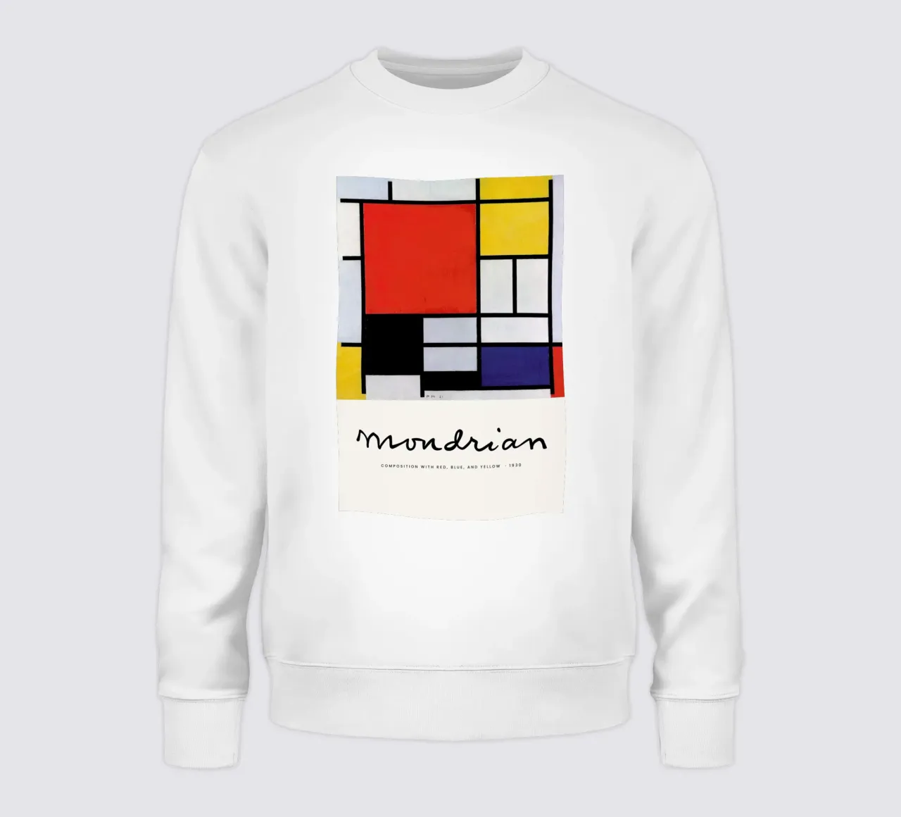 Mondrian - Signed Composition 5 felpa da Vintage by JUNIQE
