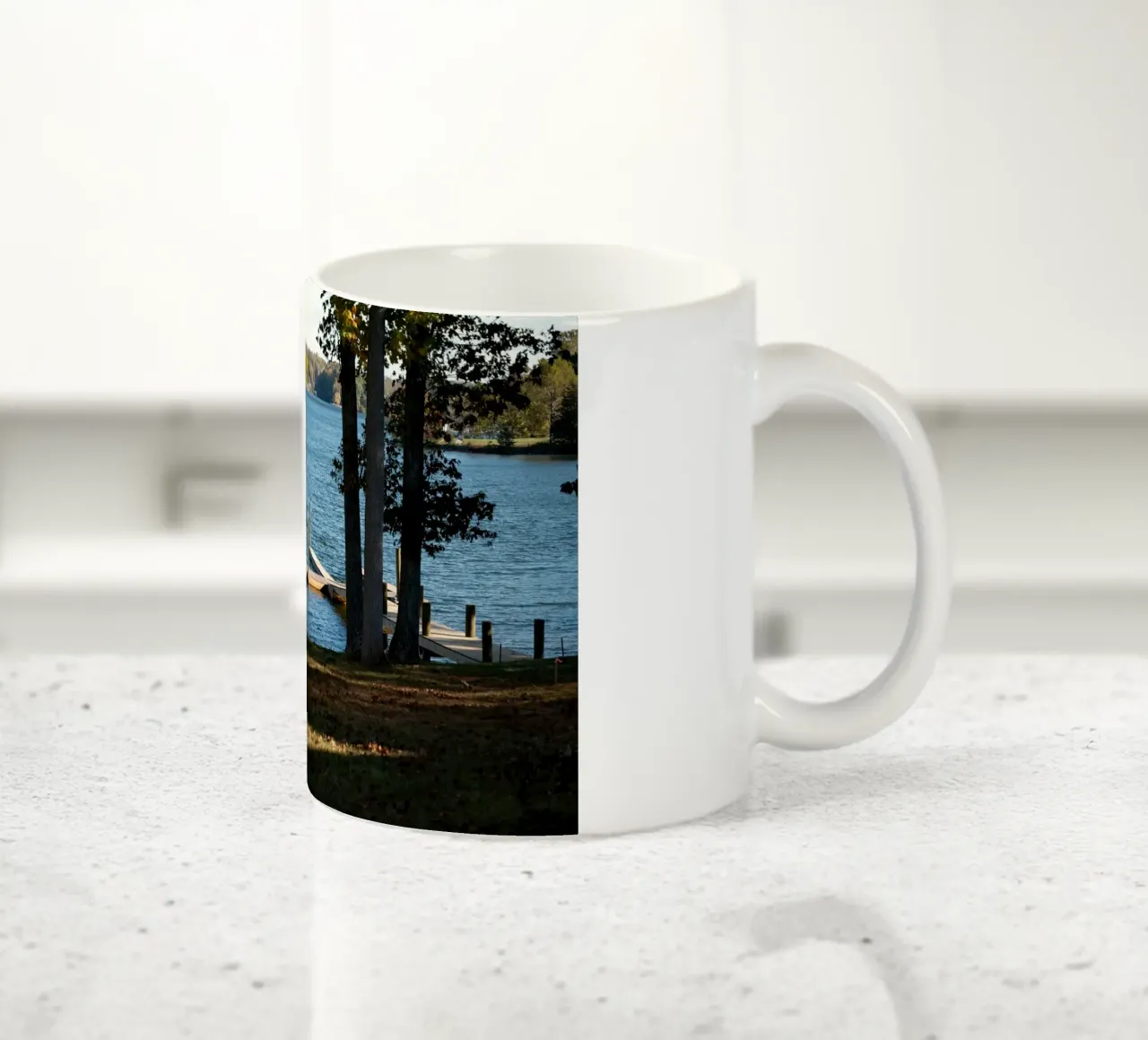 Un piccolo molo tazza in ceramica da Classic