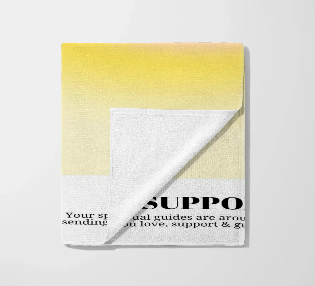 Angel No. 333 Support Aura Print - Warm Gradient Art serviette de plage de homdeco