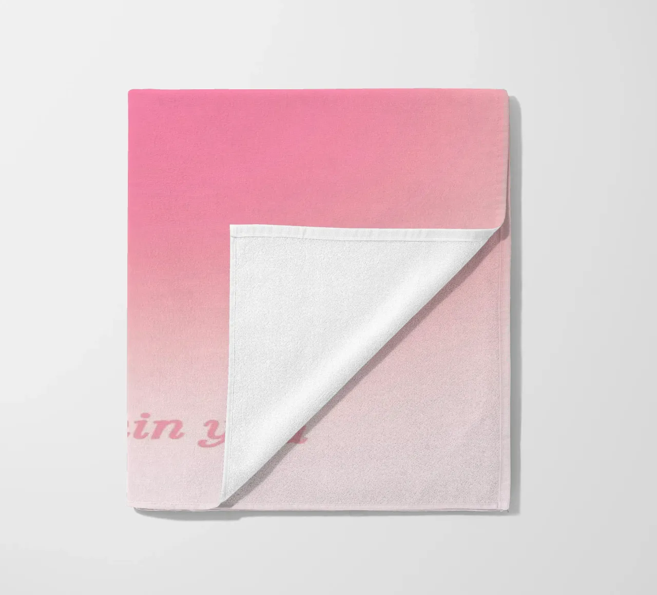 Everything You Need Is Within You - Aura Gradient Print beach towel by homdeco