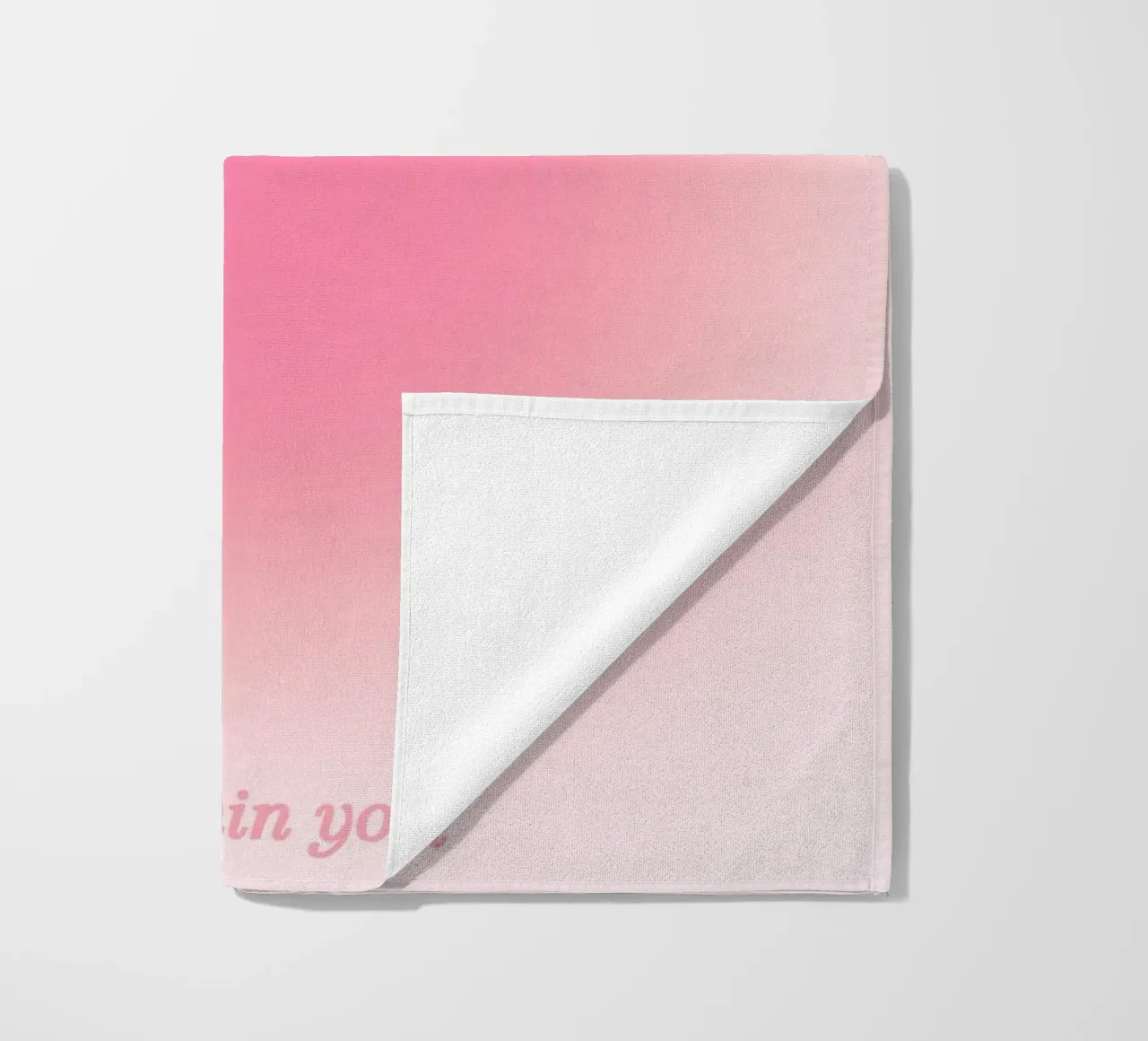 Everything You Need Is Within You - Aura Gradient Print beach towel by homdeco