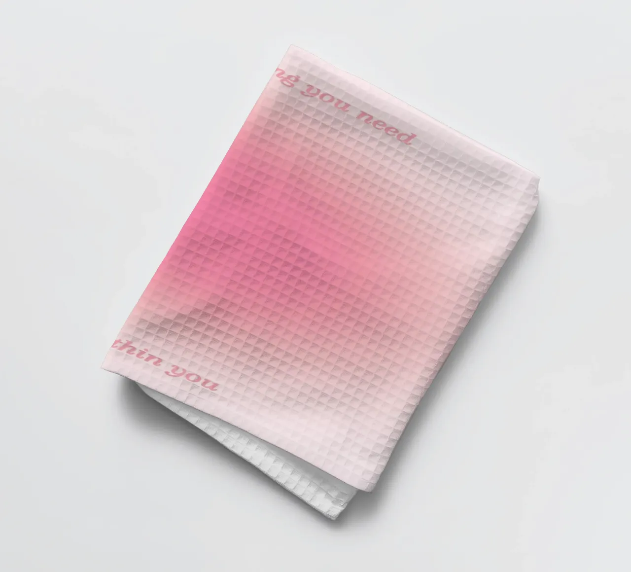 Everything You Need Is Within You - Aura Gradient Print tea towel by homdeco