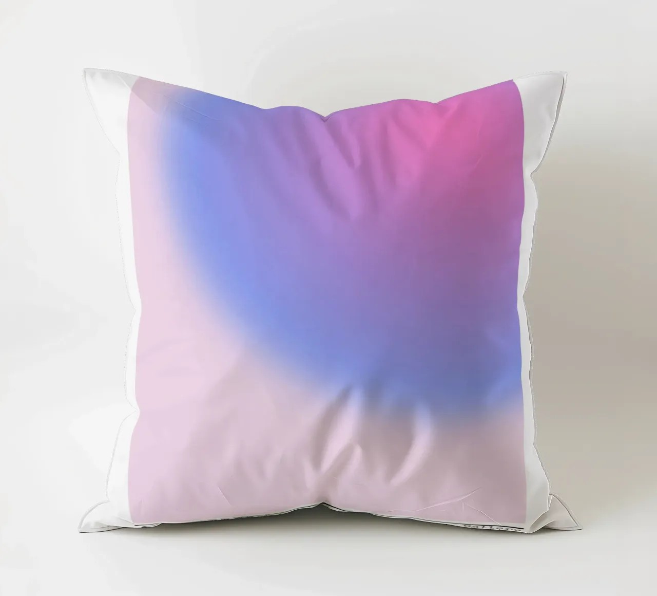 Support Aura Gradient Art Print - Gallery Exhibition decorative cushion by homdeco