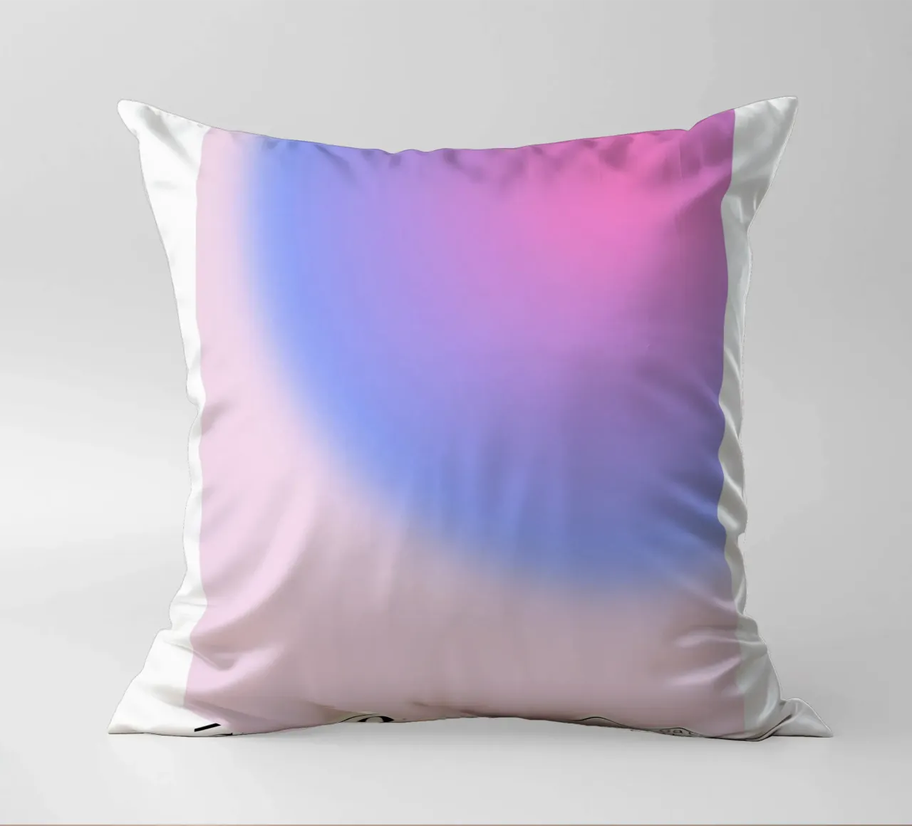 Support Aura Gradient Art Print - Gallery Exhibition decorative cushion by homdeco