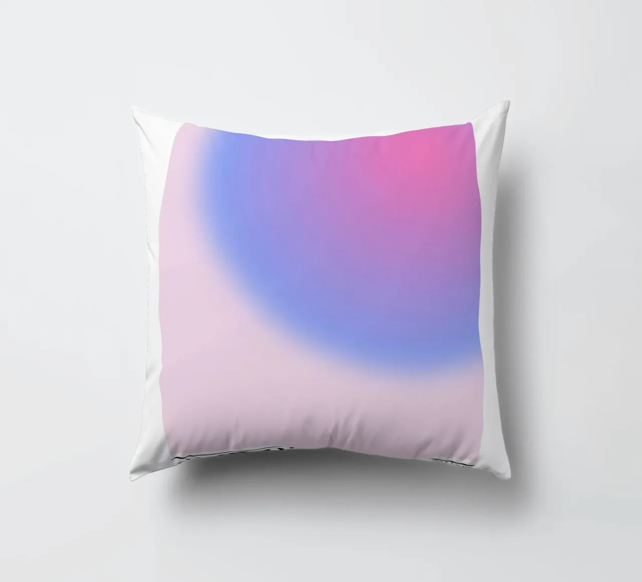 Support Aura Gradient Art Print - Gallery Exhibition decorative cushion by homdeco
