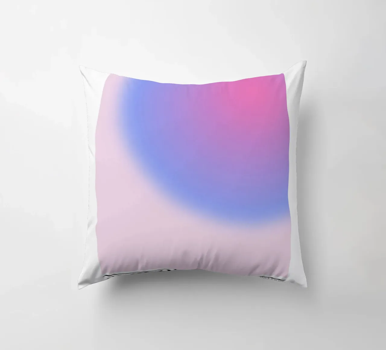 Support Aura Gradient Art Print - Gallery Exhibition decorative cushion by homdeco