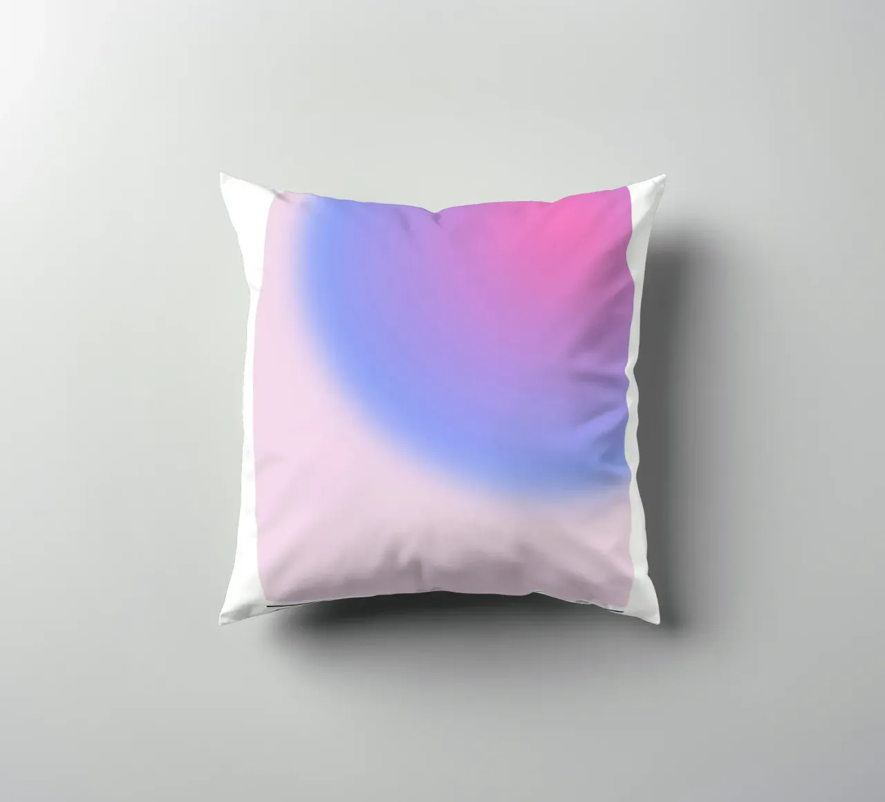 Support Aura Gradient Art Print - Gallery Exhibition decorative cushion by homdeco