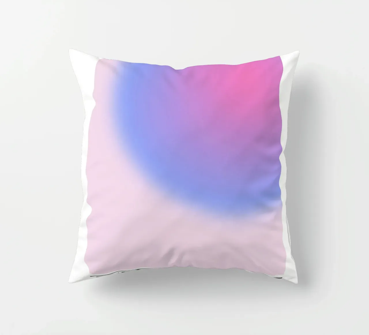 Support Aura Gradient Art Print - Gallery Exhibition decorative cushion by homdeco