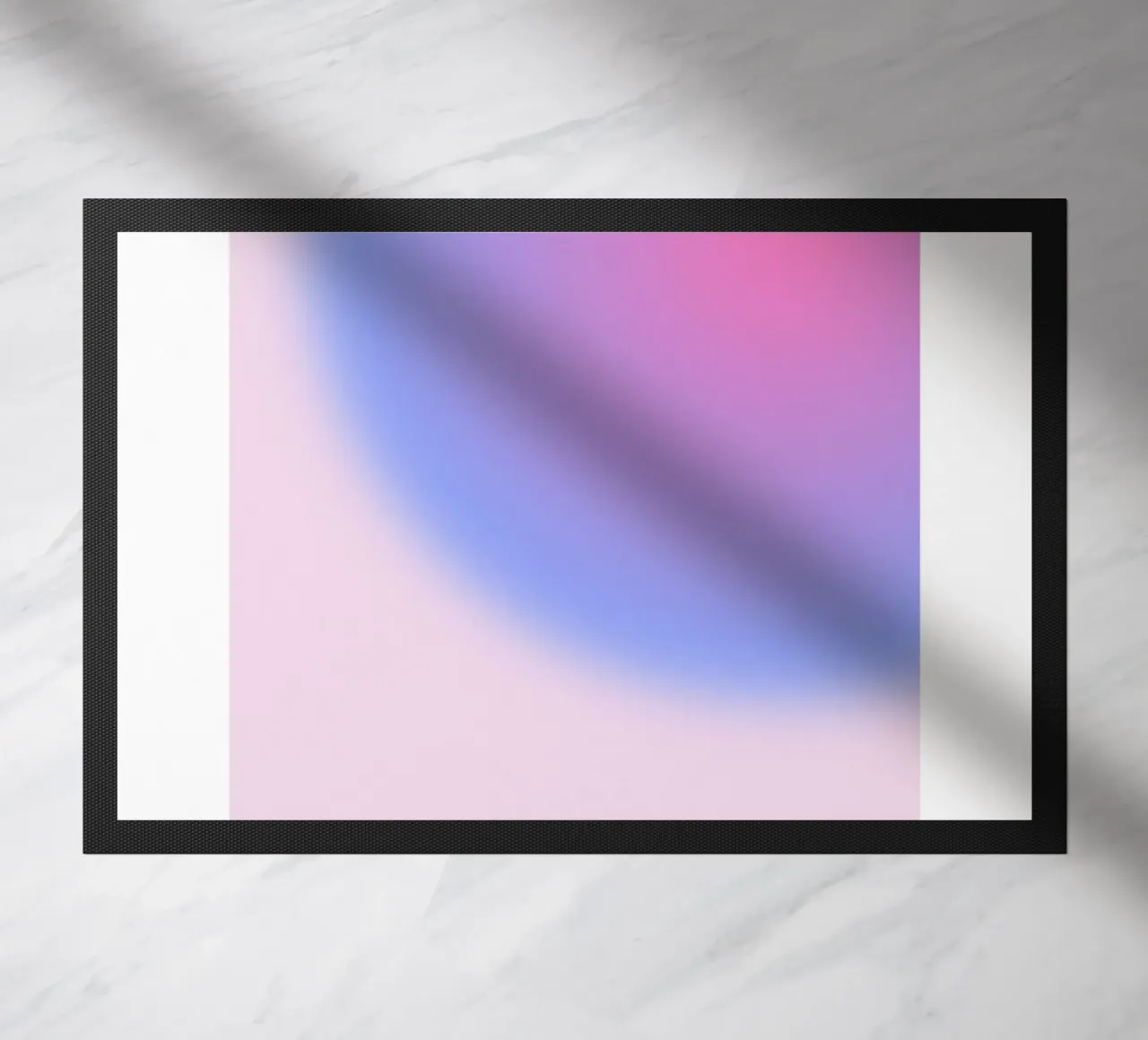 Support Aura Gradient Art Print - Gallery Exhibition doormat by homdeco