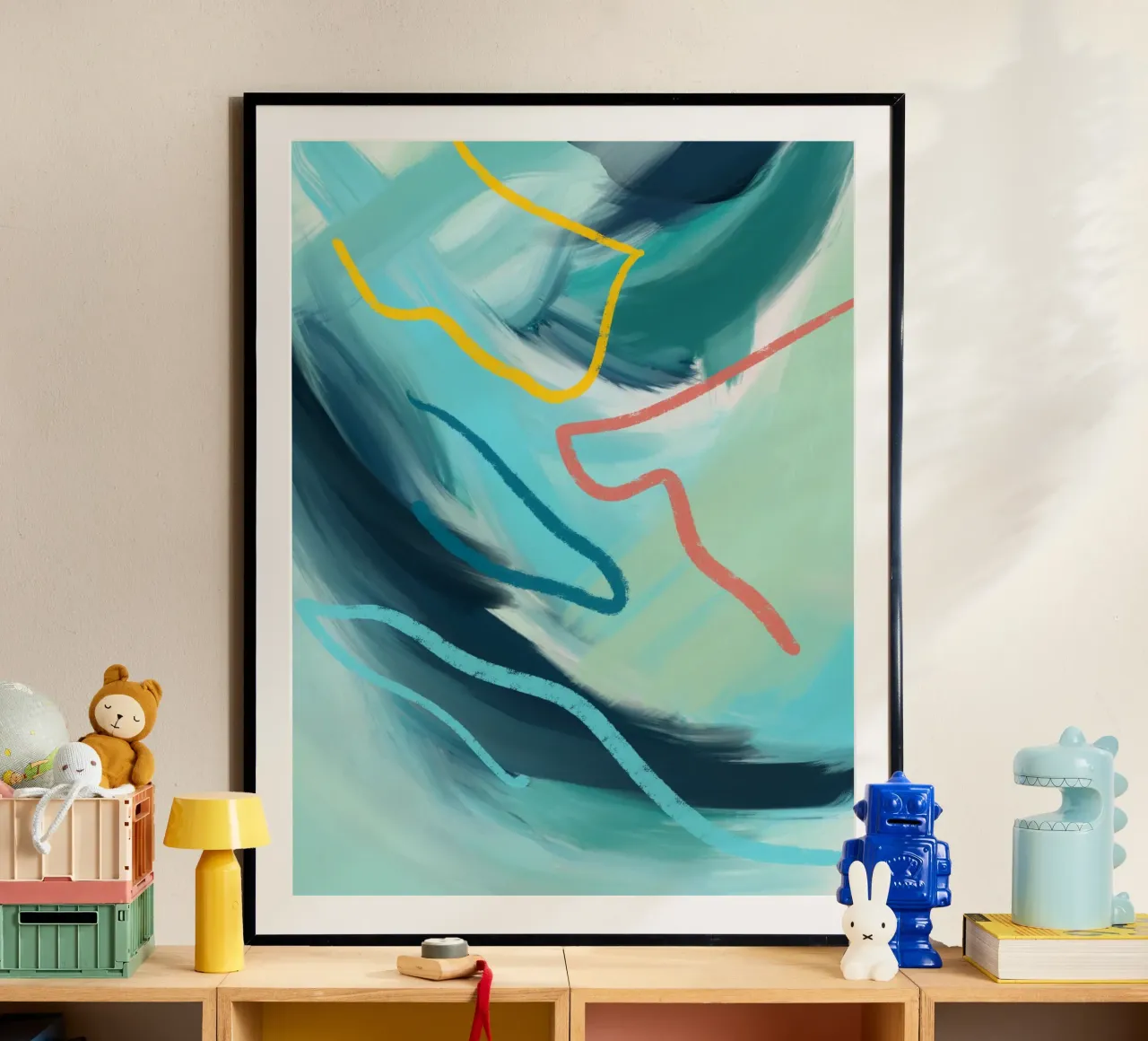 La mer 3 poster by Petra Lang