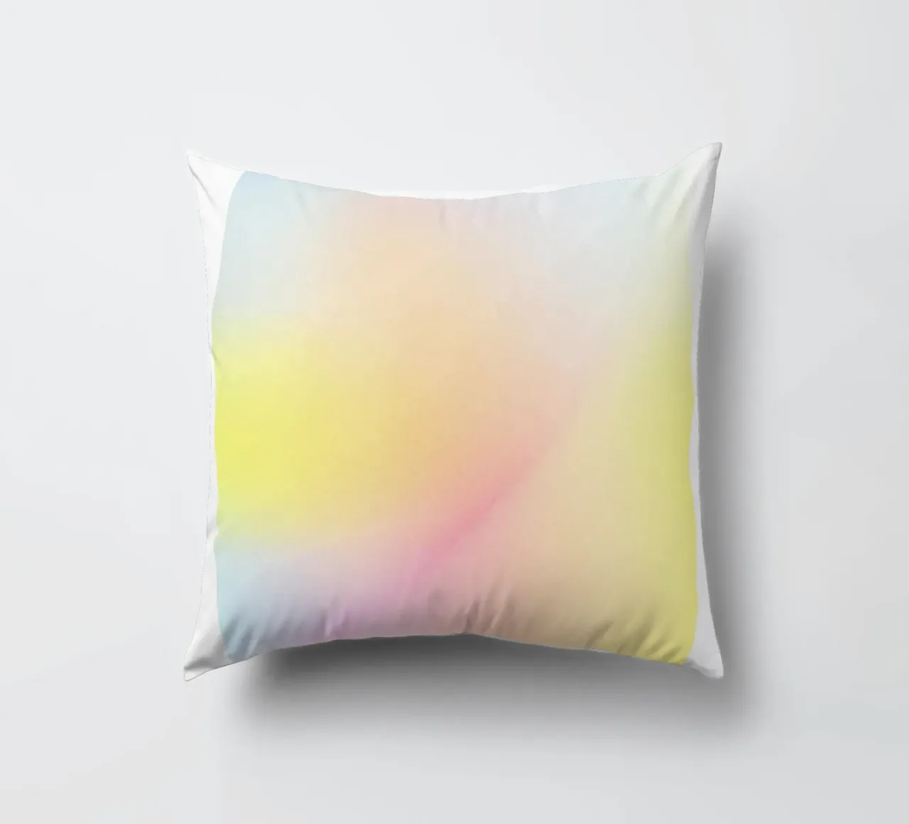 Transcendent Energy 2023 - Positive Aura Gradient Print decorative cushion by homdeco