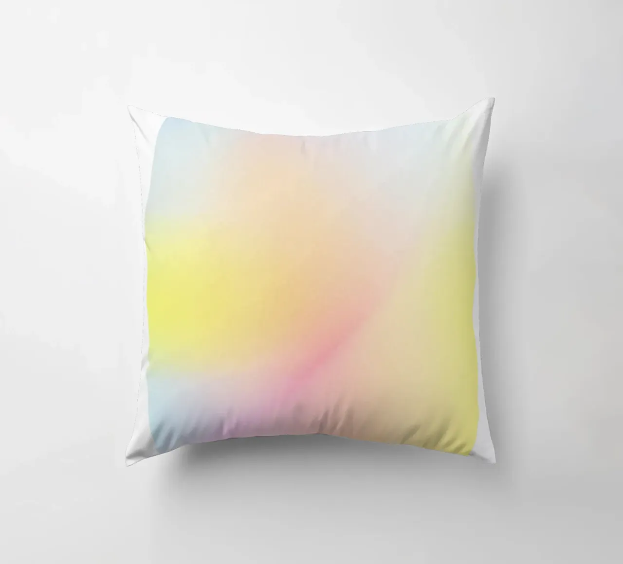Transcendent Energy 2023 - Positive Aura Gradient Print decorative cushion by homdeco