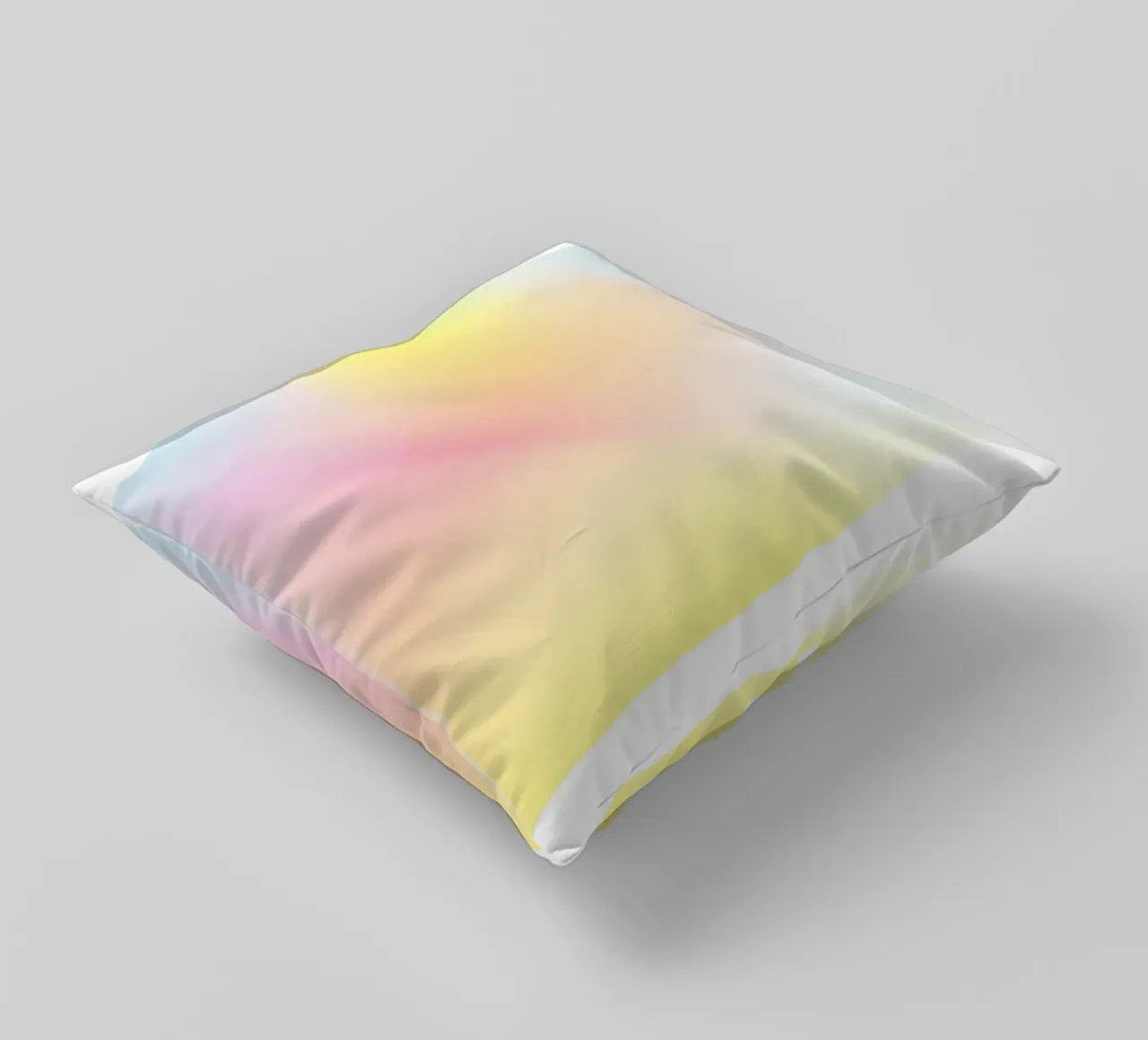 Transcendent Energy 2023 - Positive Aura Gradient Print decorative cushion by homdeco