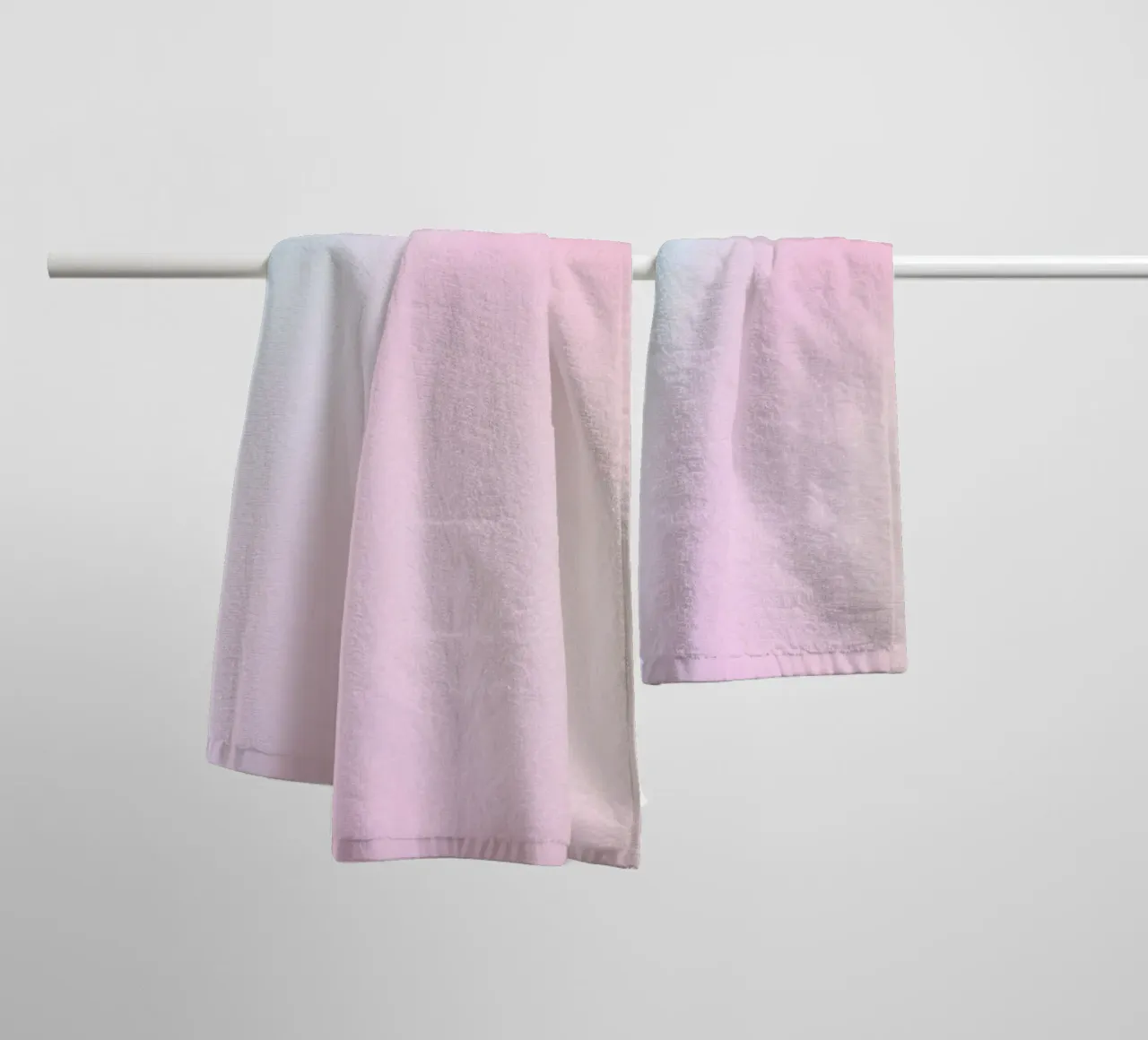 Protect Your Energy Pastel Aura Gradient Print towel by homdeco