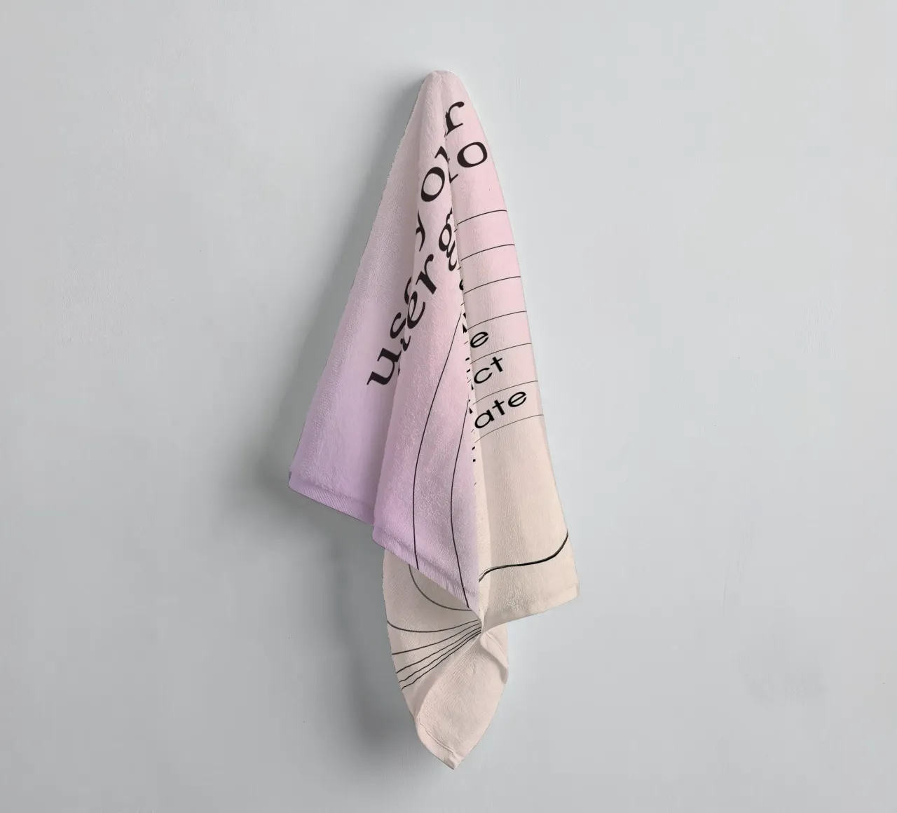 Use Your Energy For Good - Aura Gradient Print towel by homdeco