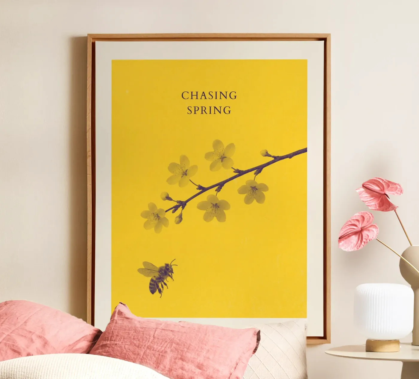 À la poursuite du printemps toile de Artezza