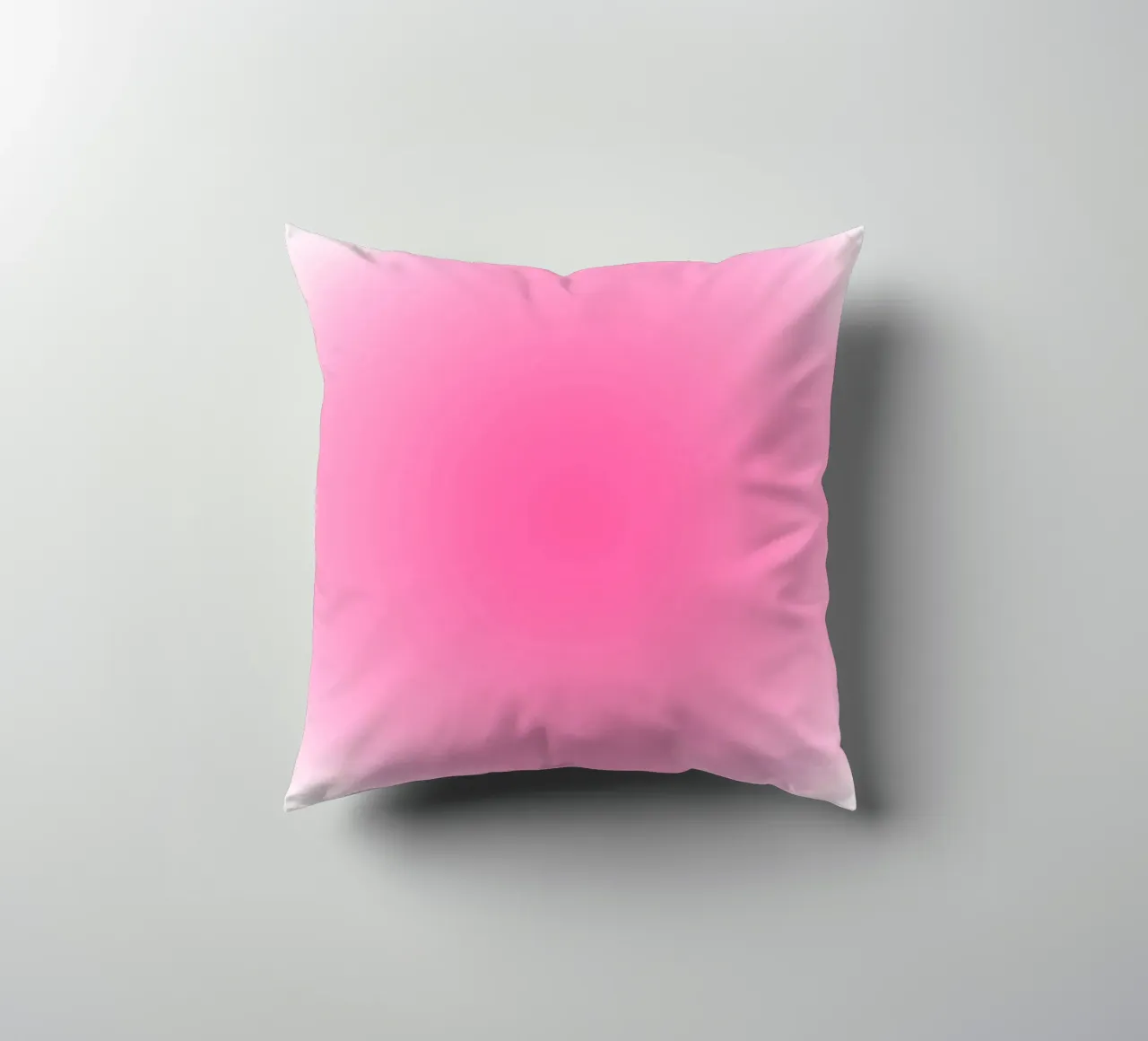 Align Yourself With Universe - Pink Aura Gradient Print decorative cushion by homdeco