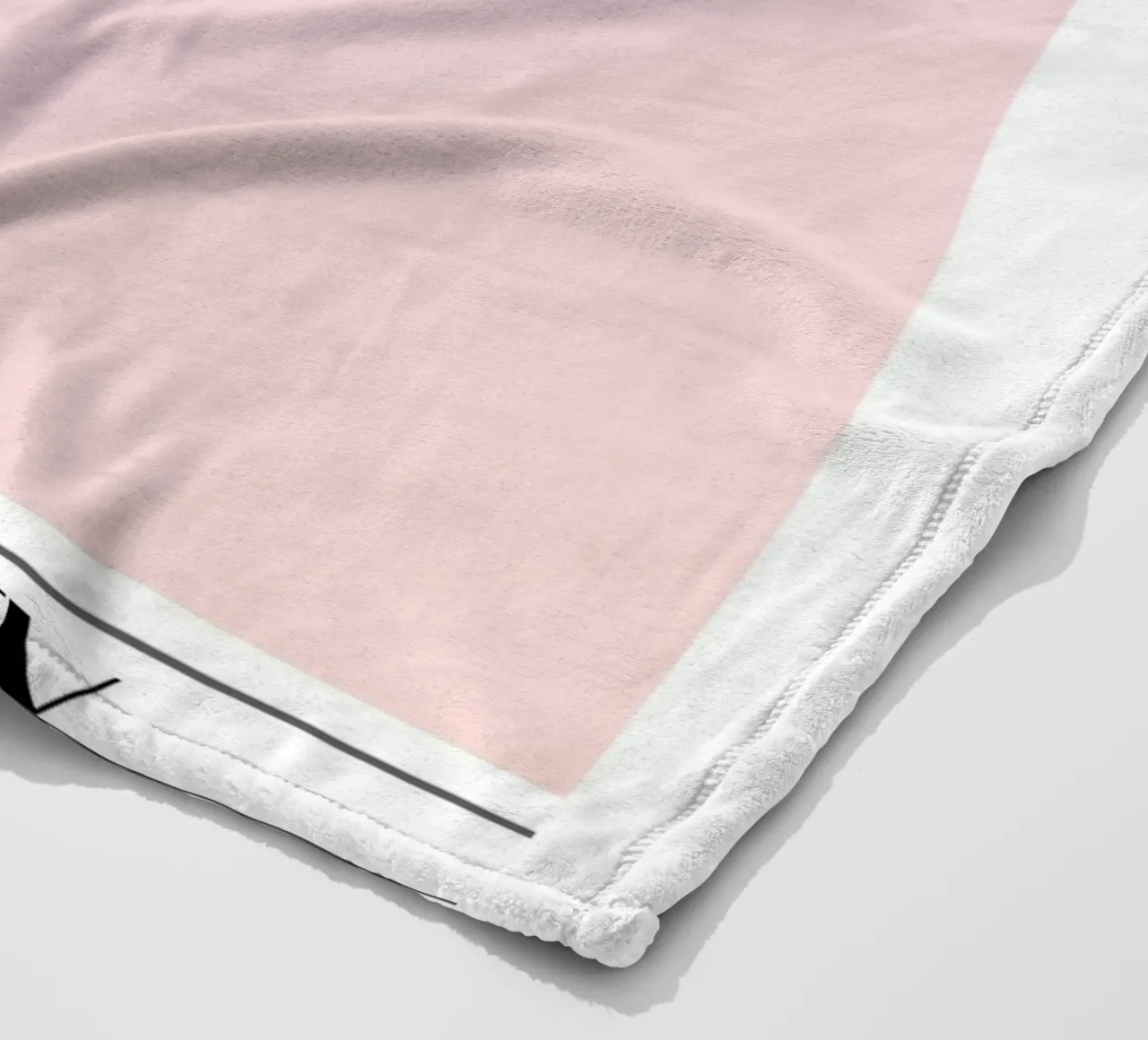 Gradient Gallery 2023 - Positivity Pink Peach Ombre Print fleece blanket by homdeco