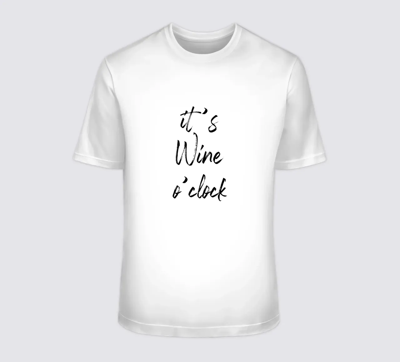 It's Wine o'clock t-shirt da Typo Designs