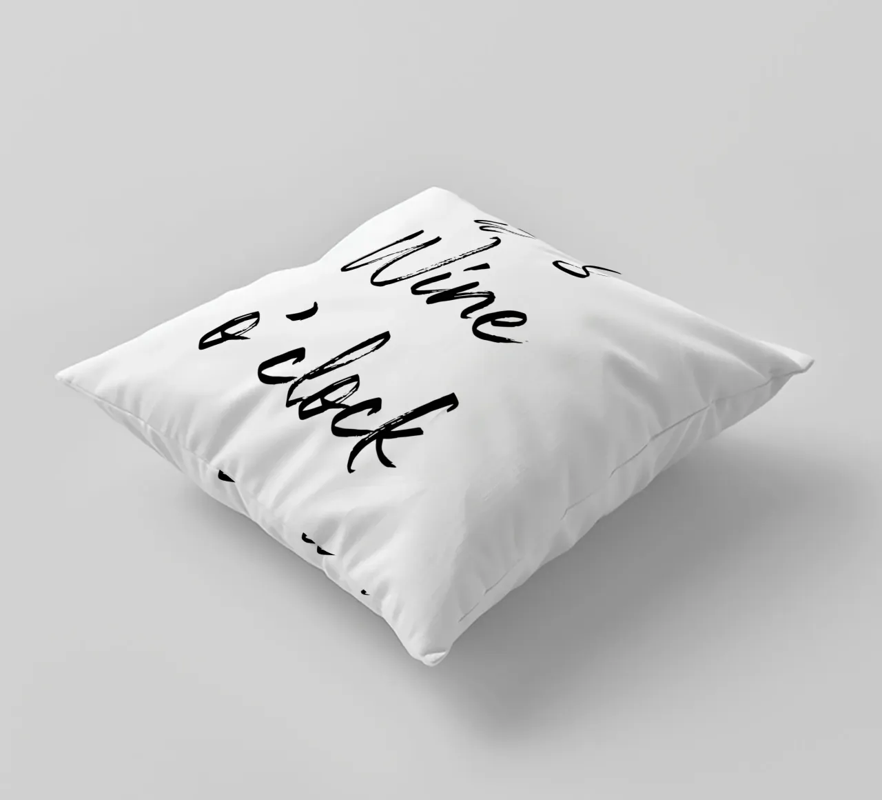 It's Wine o'clock cuscino da Typo Designs
