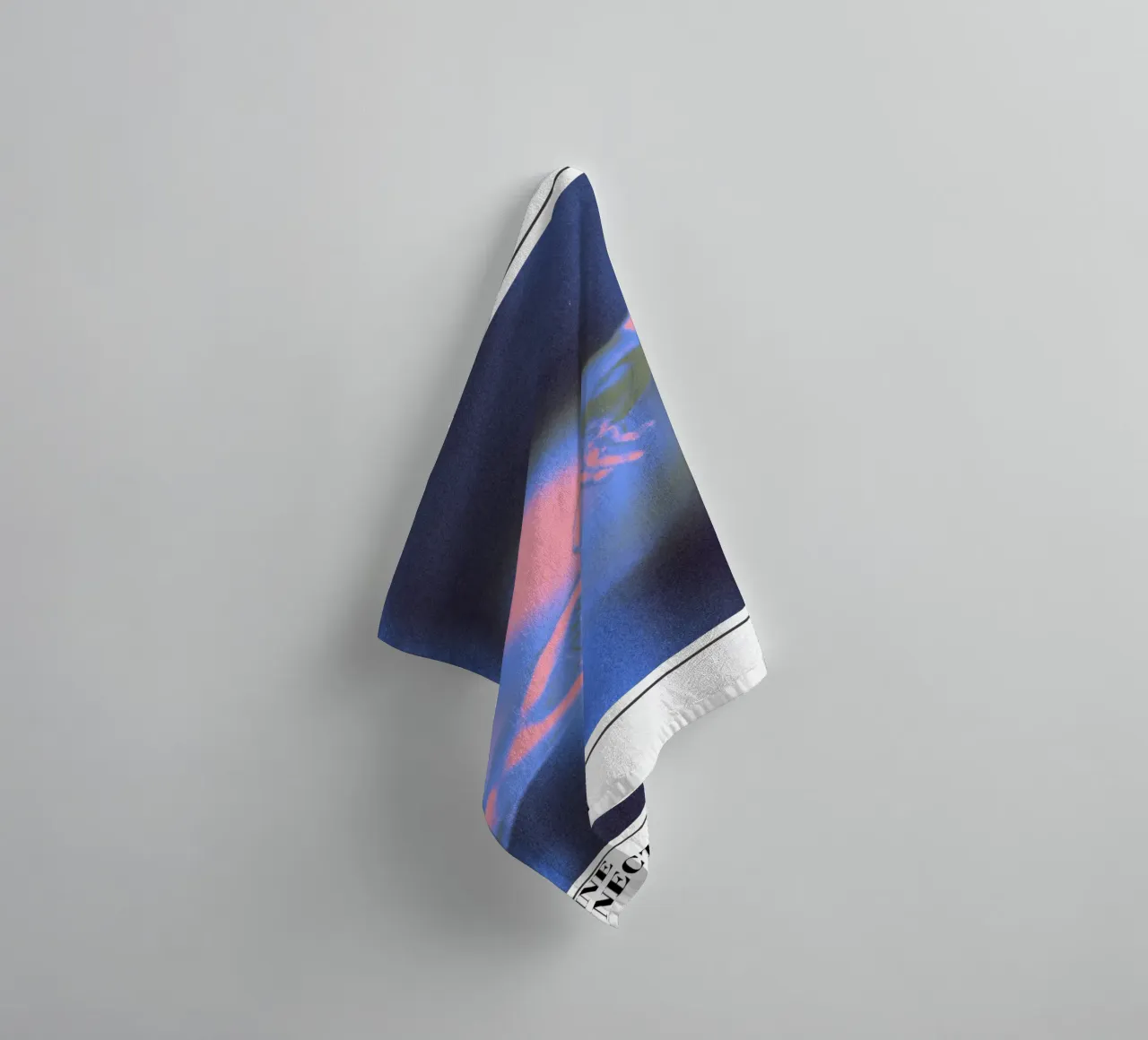 Divine Connection Aura Hands Print - Gallery Exhibition towel by homdeco